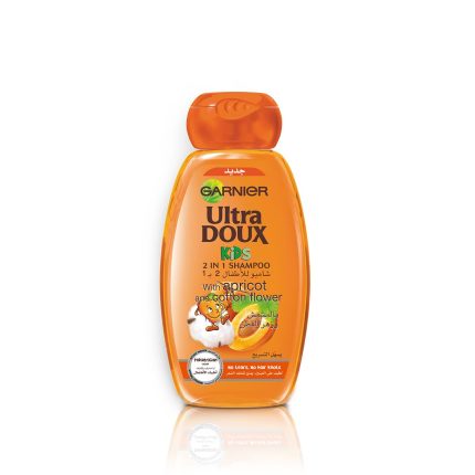 Ultra Doux Children With Apricot And Cotton Flower - Shampoo 2 In 1 600Ml