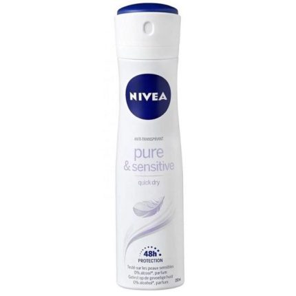 Nivea F Deo Spray Pure&Sensitive 150Ml*