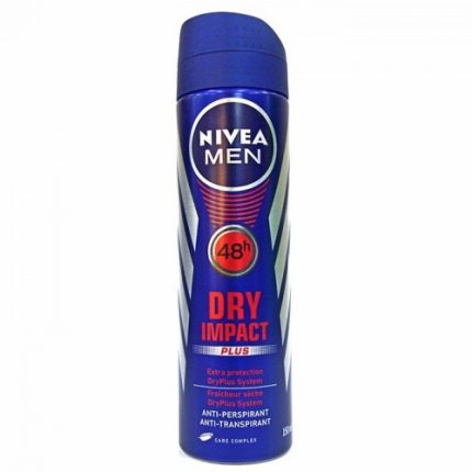Nivea Dry Impact Deodorant Spray Anti-Perspirant For Men 150Ml