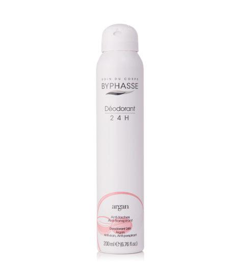 Byphasse Unisex 24H Anti Perspirant Deodorant Argan (Spray) 200Ml