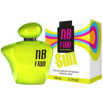New Brand Fluo Sun For Women Eau De Parfum 100Ml