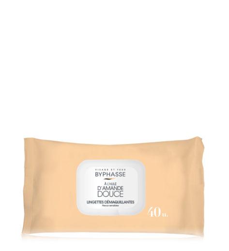 Byphasse Make Up Remover Wipes Sweet Almond Oil Sensitive Skin 40U.