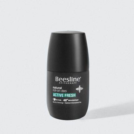 Beesline Natural Roll On Deodorant   Active Fresh