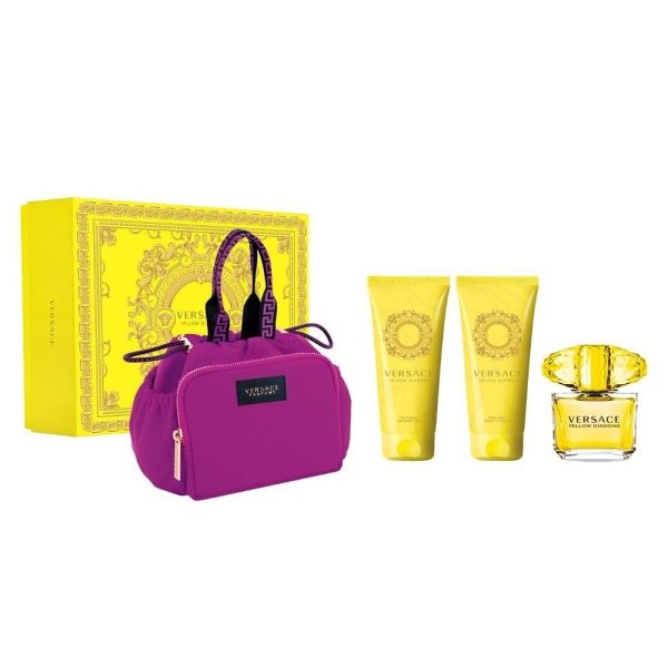Versace Yellow Diamond F Coff Bag Edt90+Sg/Bl100Ml